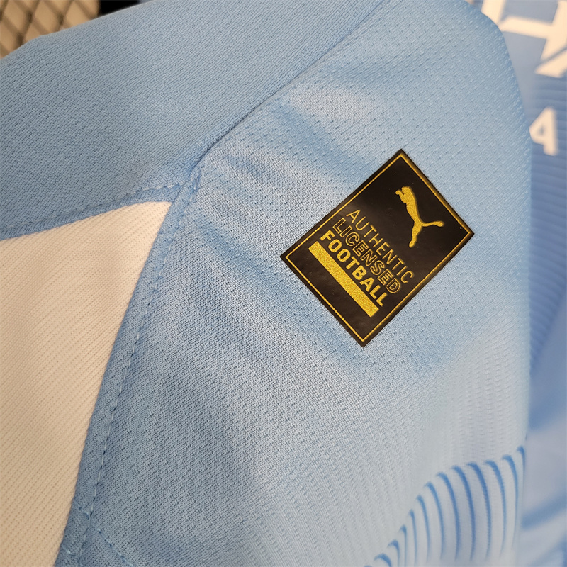 Manchester City 23-24 Home Long Sleeve Jersey - Fans Version - JerseysGala