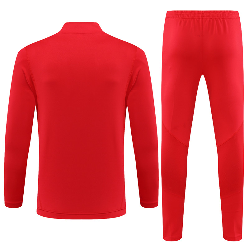 Flamengo 23-24 Long Sleeve Training Set -Red - JerseysGala
