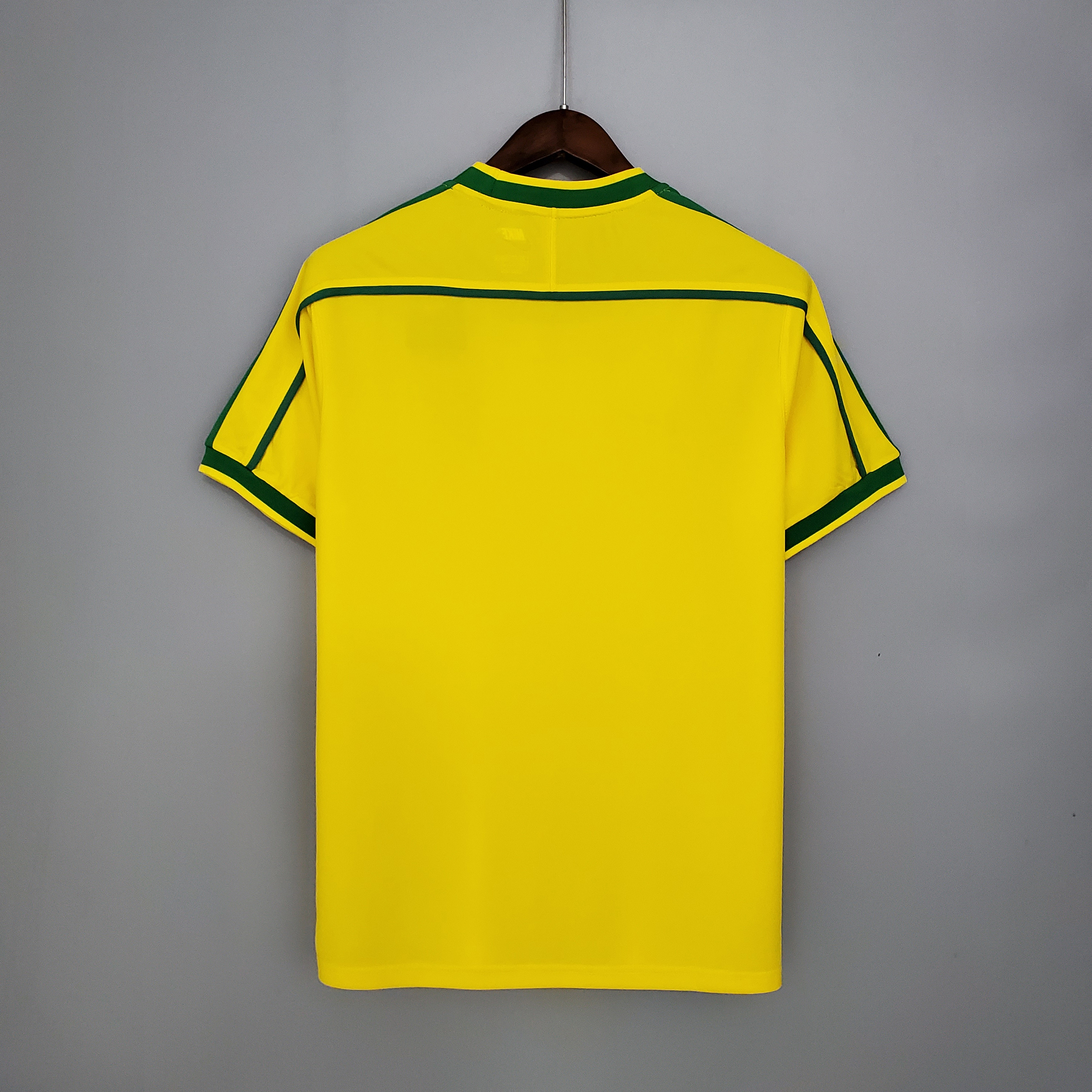 Retro Brazil 1998 Home Stadium Jersey - JerseysGala