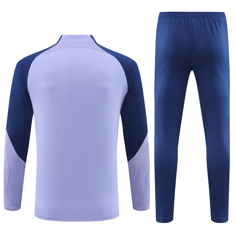 Tottenham Hotspur 23-24 Kids Long Sleeve Training Set Set Purple - JerseysGala