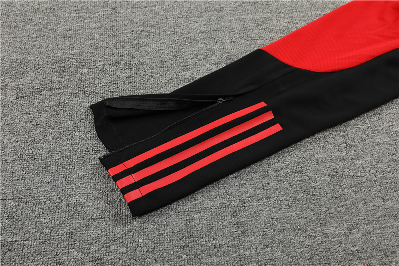 Manchester United 23-24 Long Sleeve Training Set -Red Camouflage - JerseysGala