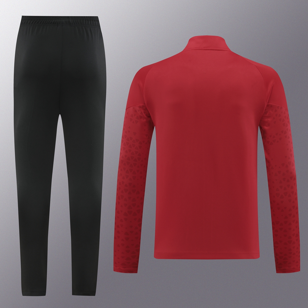 AC Milan 23-24 Jacket Training Tracksuit - Red - JerseysGala