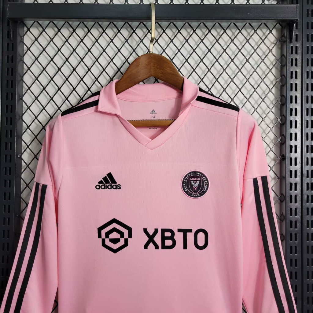 INT M.A.M 23-24 Home Stadium Long Sleeve Kids Kit - JerseysGala