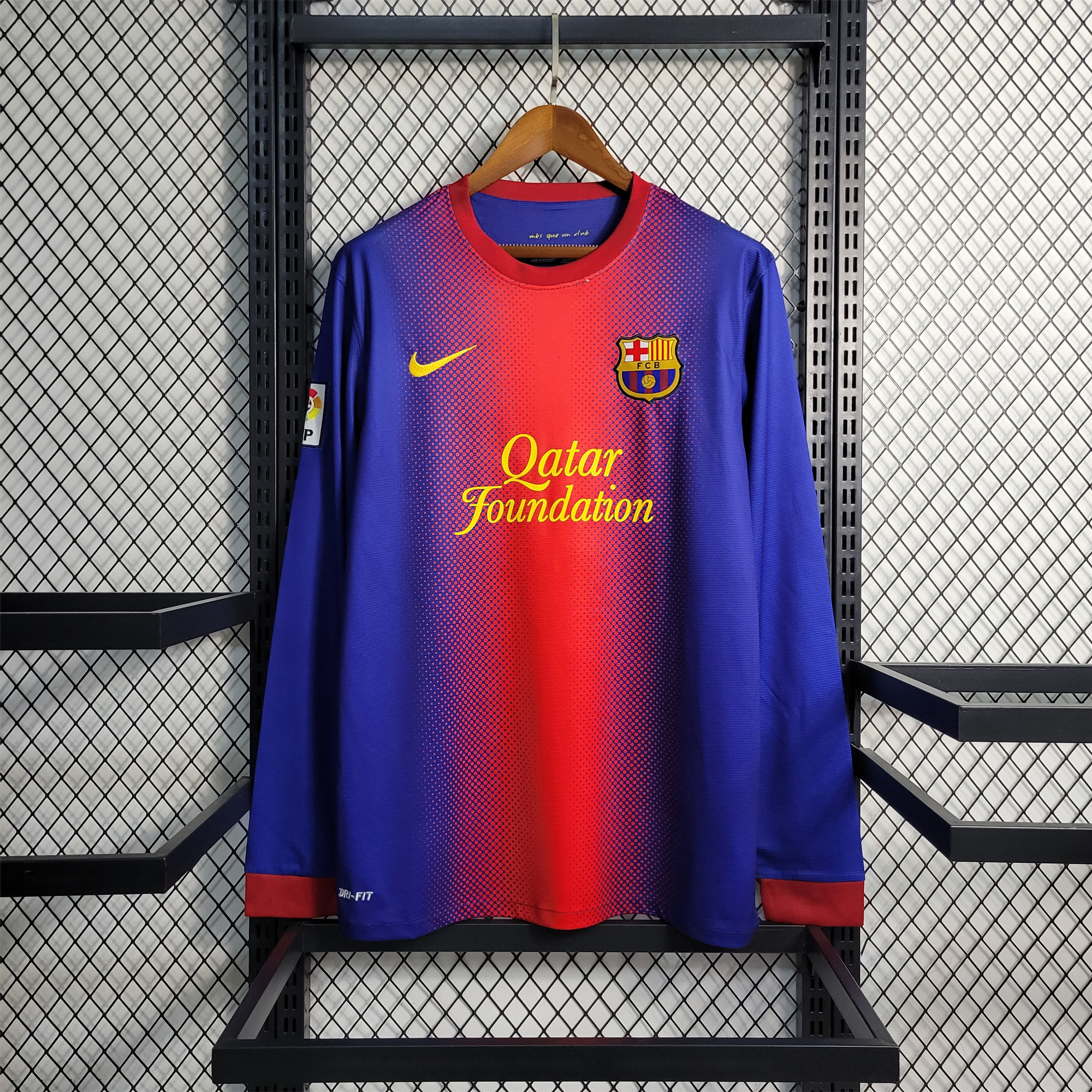 B.A.R.S.A Retro 12-13 Home Stadium Long Sleeve Jersey - JerseysGala