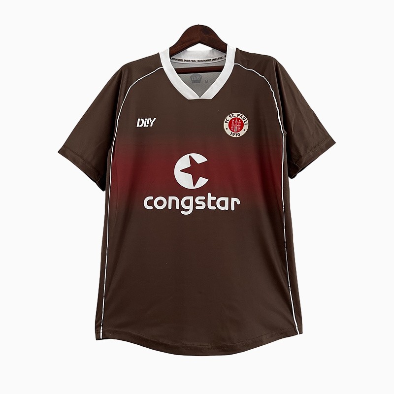 St. Pauli 23-24 Home Stadium Jersey - Fans Version - JerseysGala