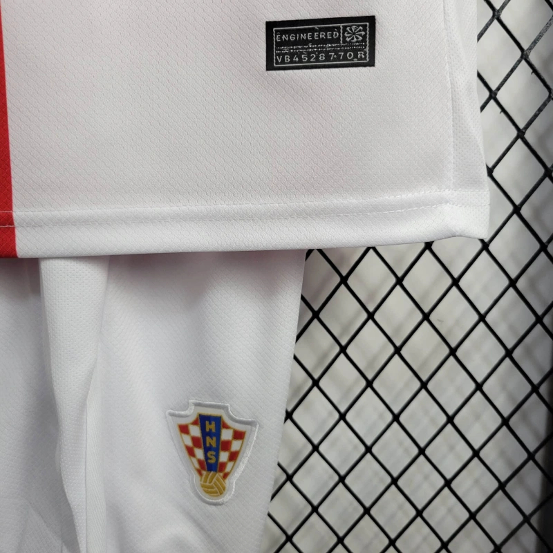 Croatia 2024 Home Stadium Kids Kit - JerseysGala