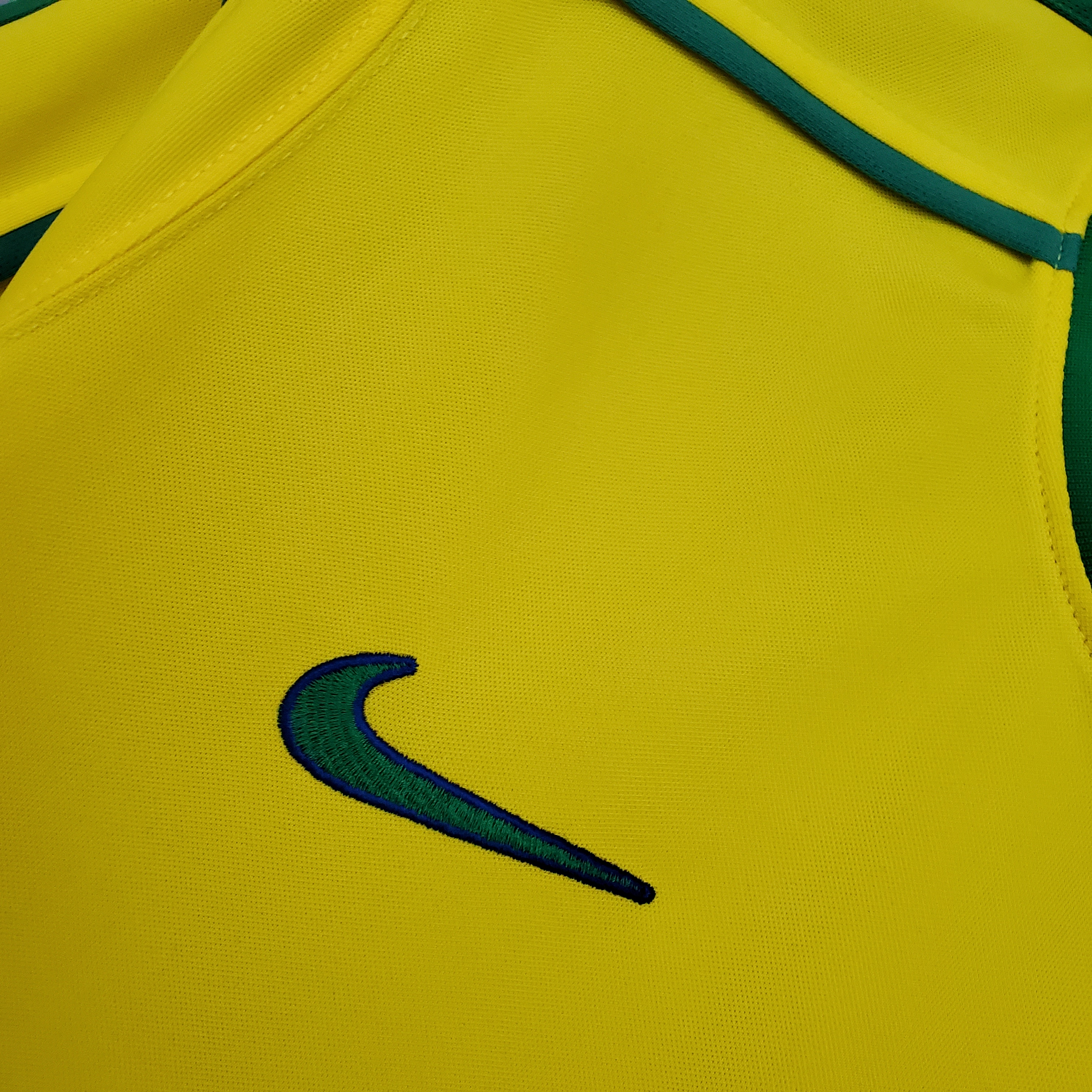 Retro Brazil 1998 Home Stadium Jersey - JerseysGala
