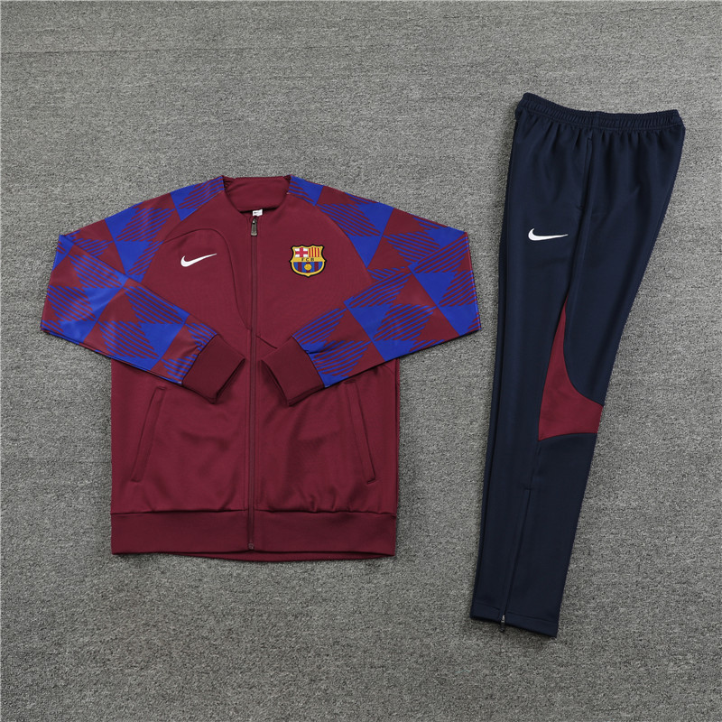 B.A.R.S.A Date 23-24 Jacket Training Tracksuit - Red - JerseysGala