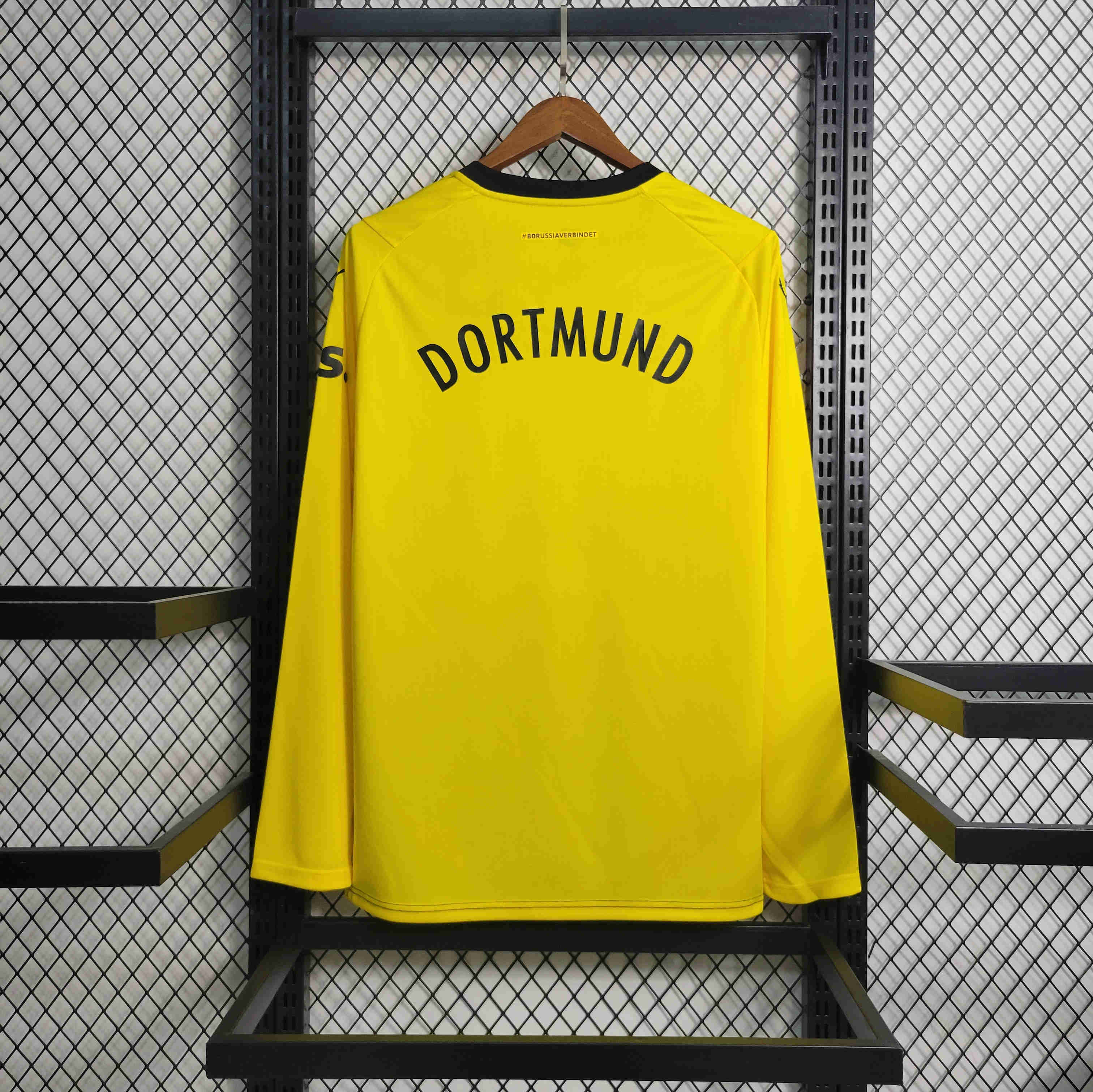 Dortmund 23/24 Home Home Long Sleeve Jersey - Fans Version - JerseysGala