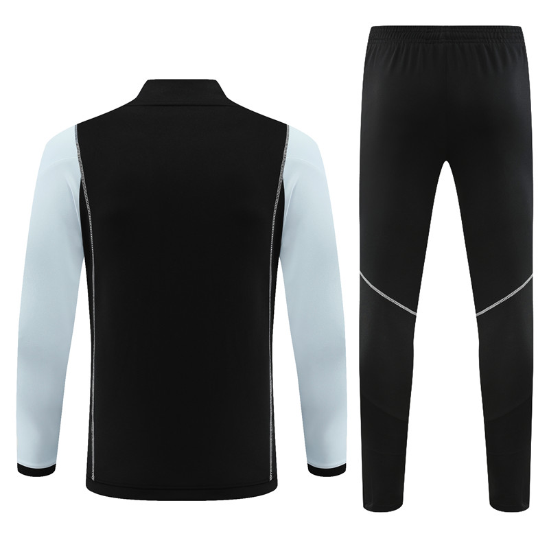Lyon 23-24 Kids Long Sleeve Training Set Black - JerseysGala