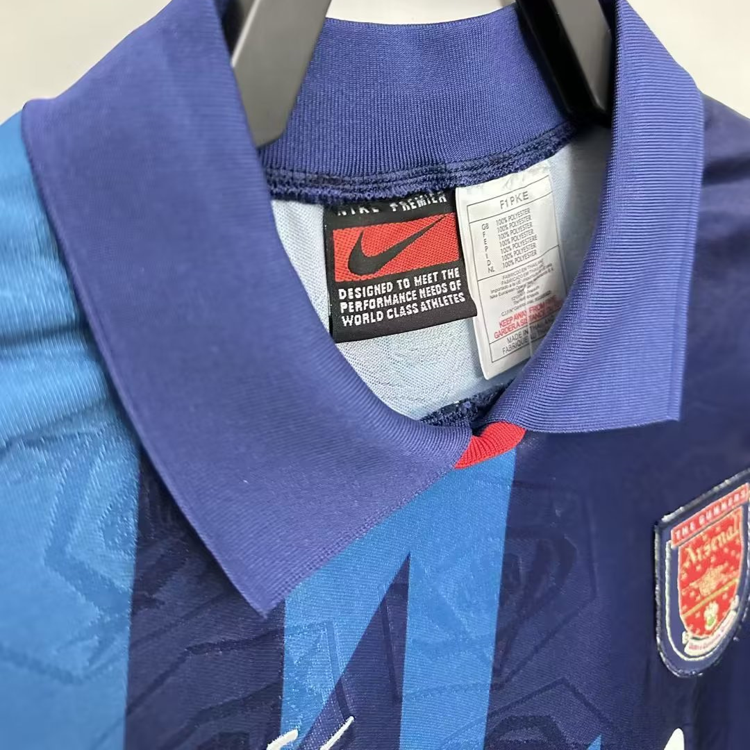 Arsenal Retro 95-96 Away Long Sleeve Jersey - JerseysGala