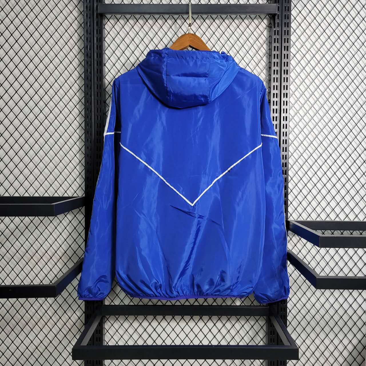 Lyon 23-24 Blue Player Windbreaker - JerseysGala