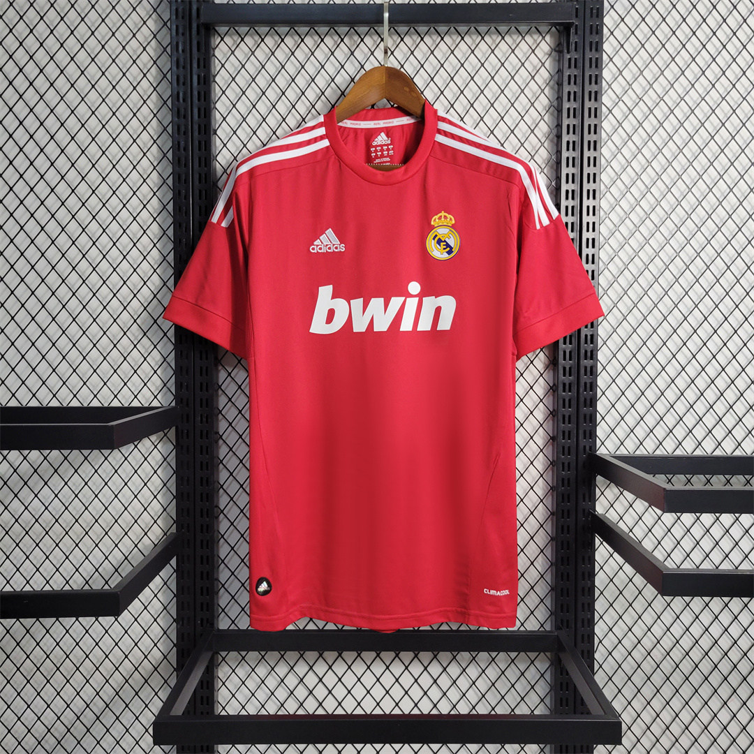 Real Madrid Retro 11-12 Third Red Jersey - JerseysGala