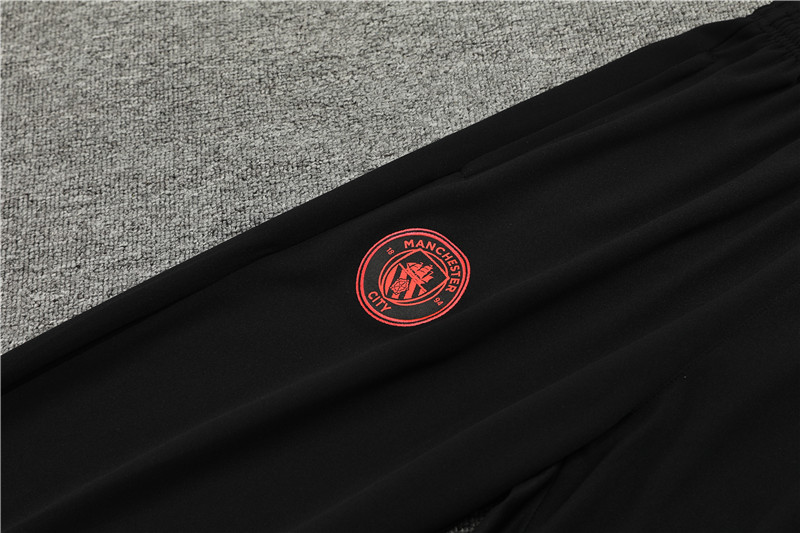 Manchester City 23-24 Long Sleeve Training Set -Black Camouflage - JerseysGala