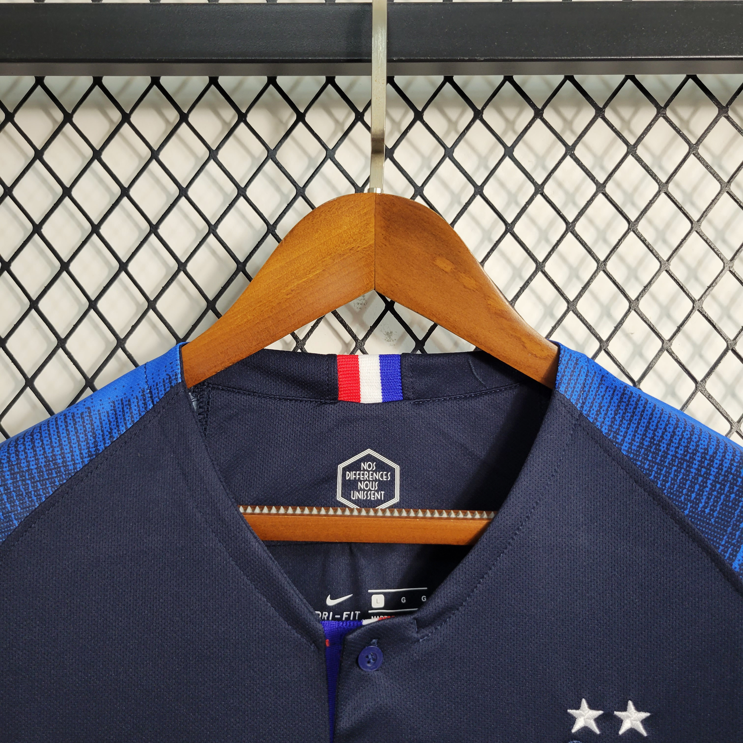 Retro France 2018 Home Stadium Jersey - JerseysGala