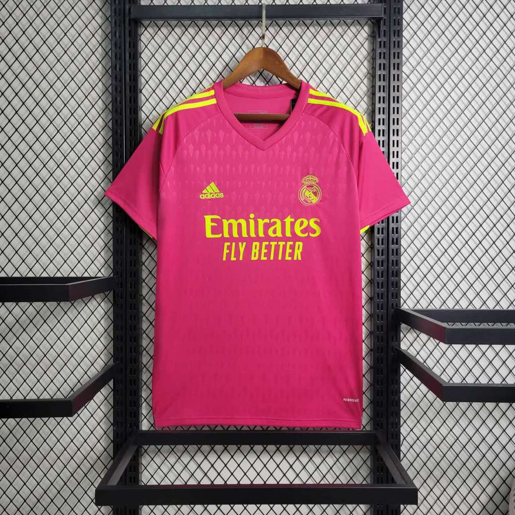 Real Madrid 23-24 Pink Goalkeeper Jersey - Fans Version - JerseysGala