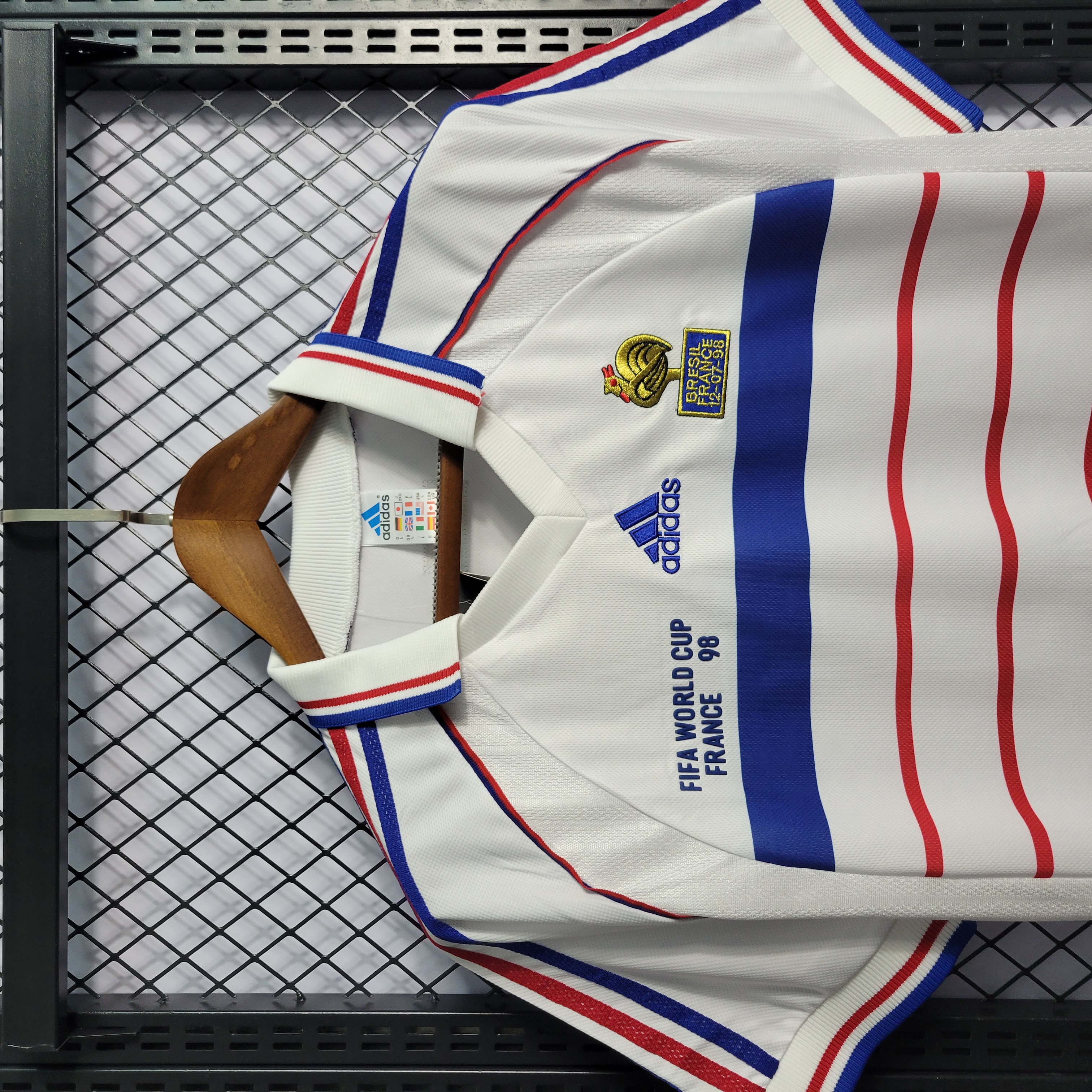 Retro France 1998 Away Stadium Jersey - JerseysGala