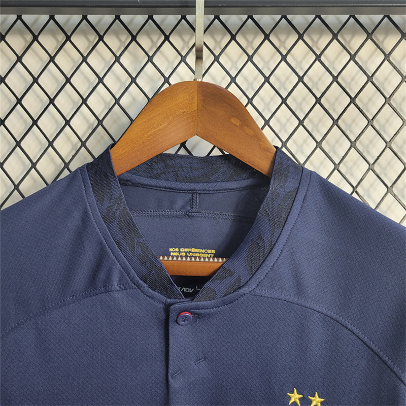France 22-23 Home Jersey - Fans Version - 2022 World Cup - JerseysGala