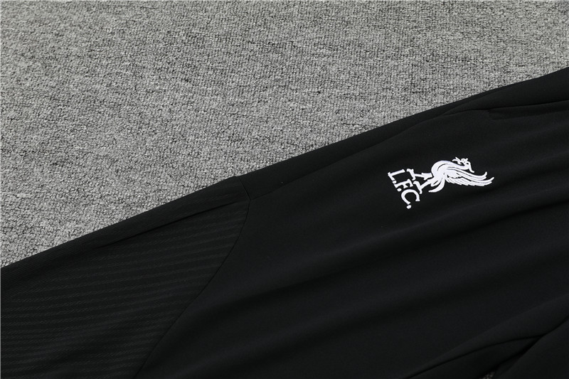 23-24 Liverpool Black Long Sleeve Training Set - JerseysGala