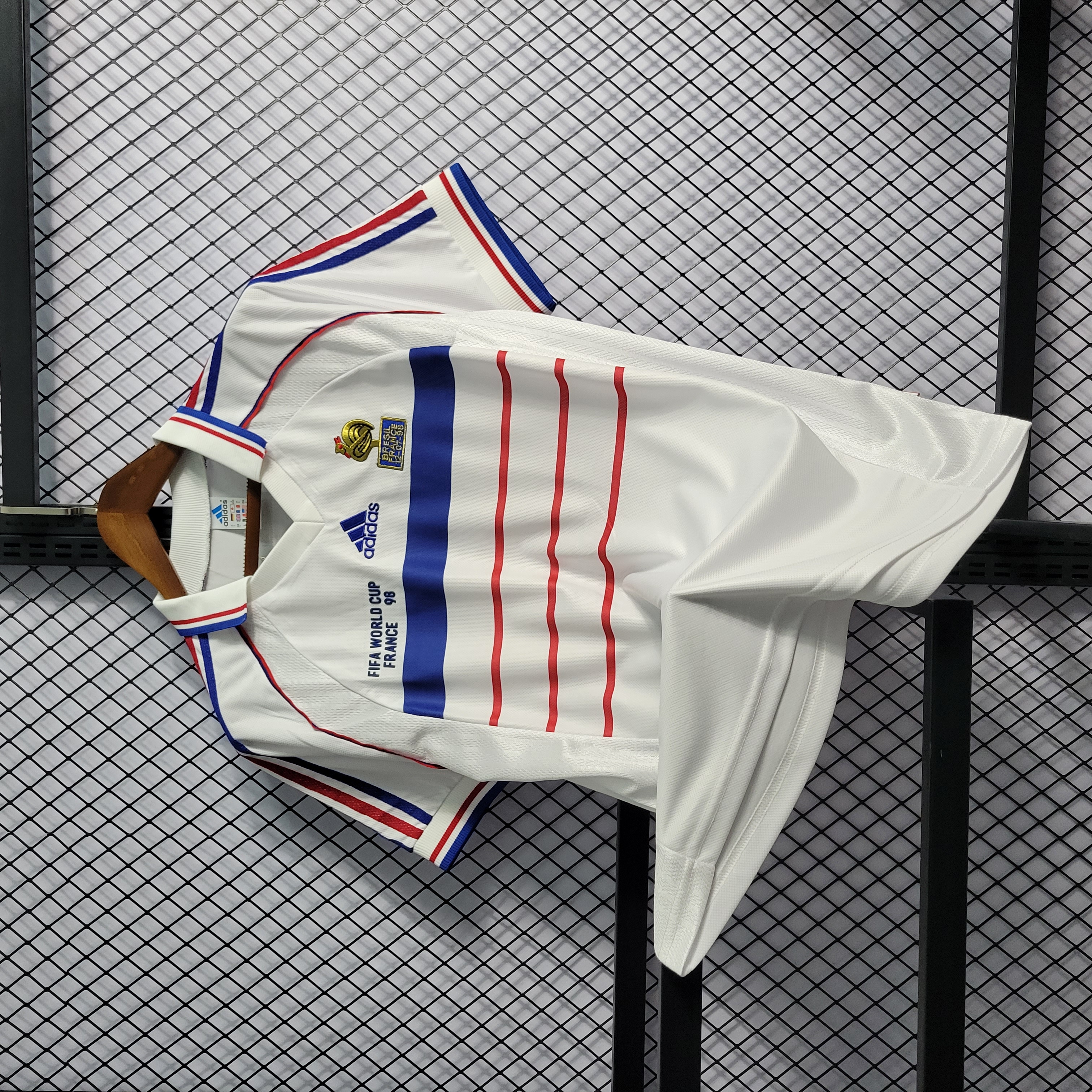 Retro France 1998 Away Stadium Jersey - JerseysGala