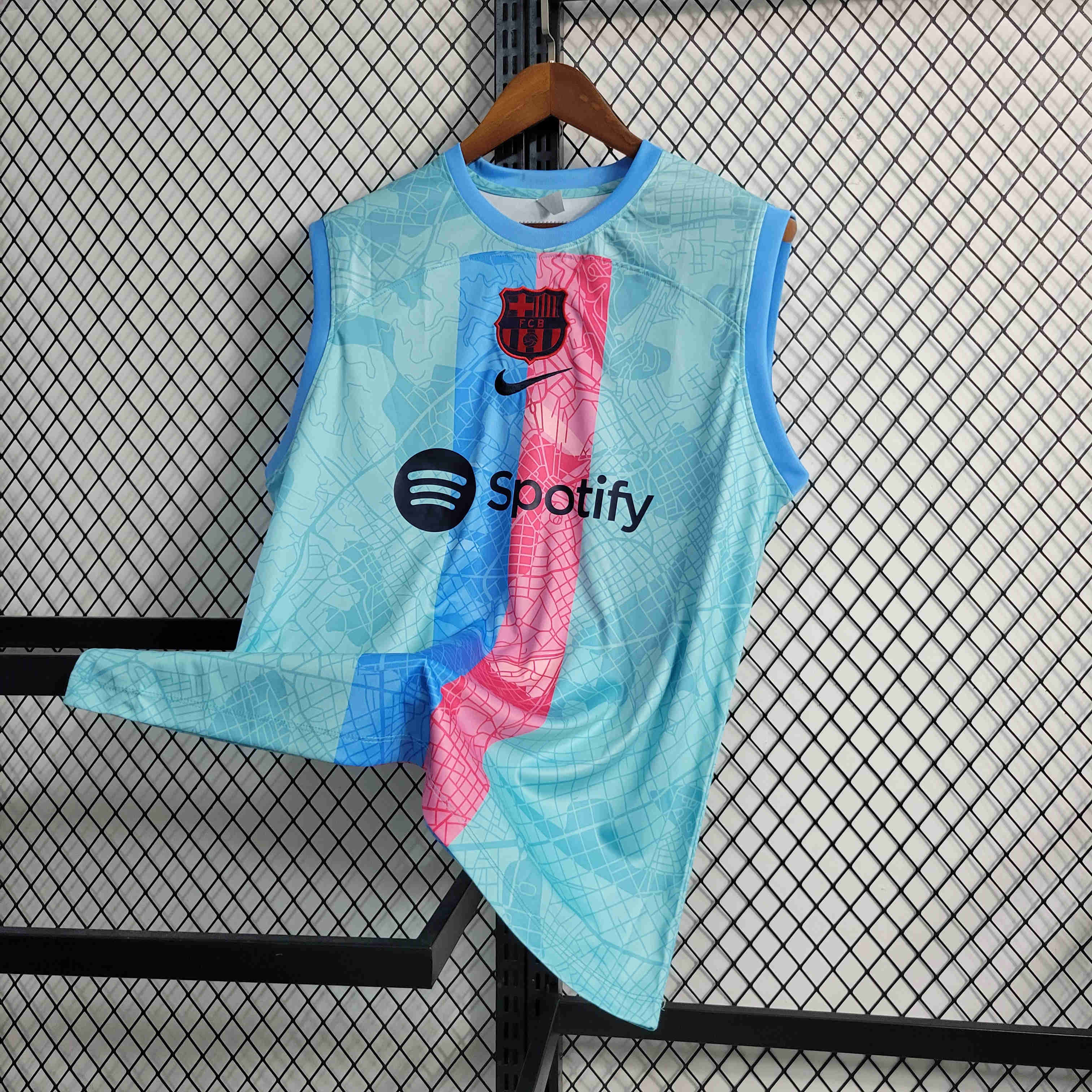 B.A.R.S.A 23/24 Blue Training Vest - JerseysGala