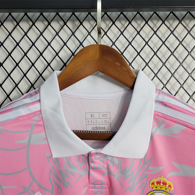 23/24 Real Madrid Dragon Pink Jersey - Fans Version - JerseysGala
