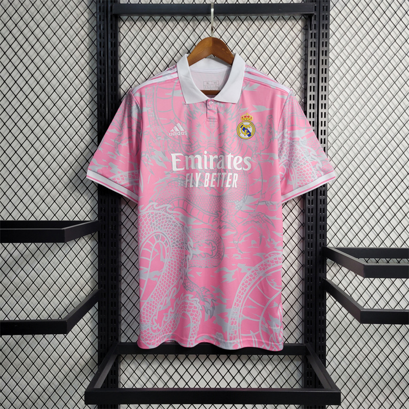 23/24 Real Madrid Dragon Pink Jersey - Fans Version - JerseysGala