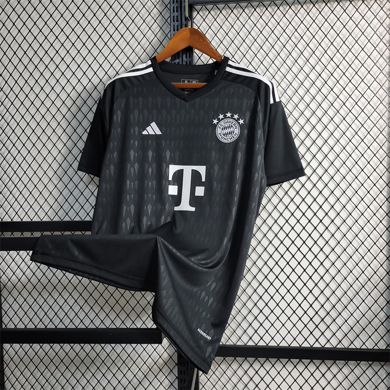 23-24 Bayern Munich Black Jersey Fans Jersey - Goalkeeper - JerseysGala