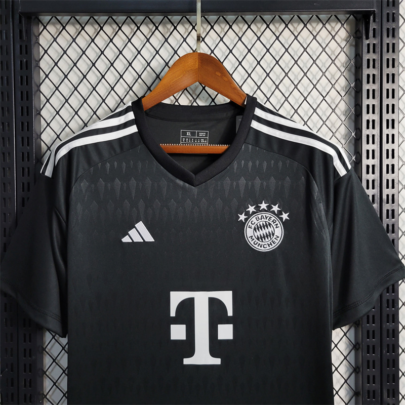 23-24 Bayern Munich Black Jersey Fans Jersey - Goalkeeper - JerseysGala