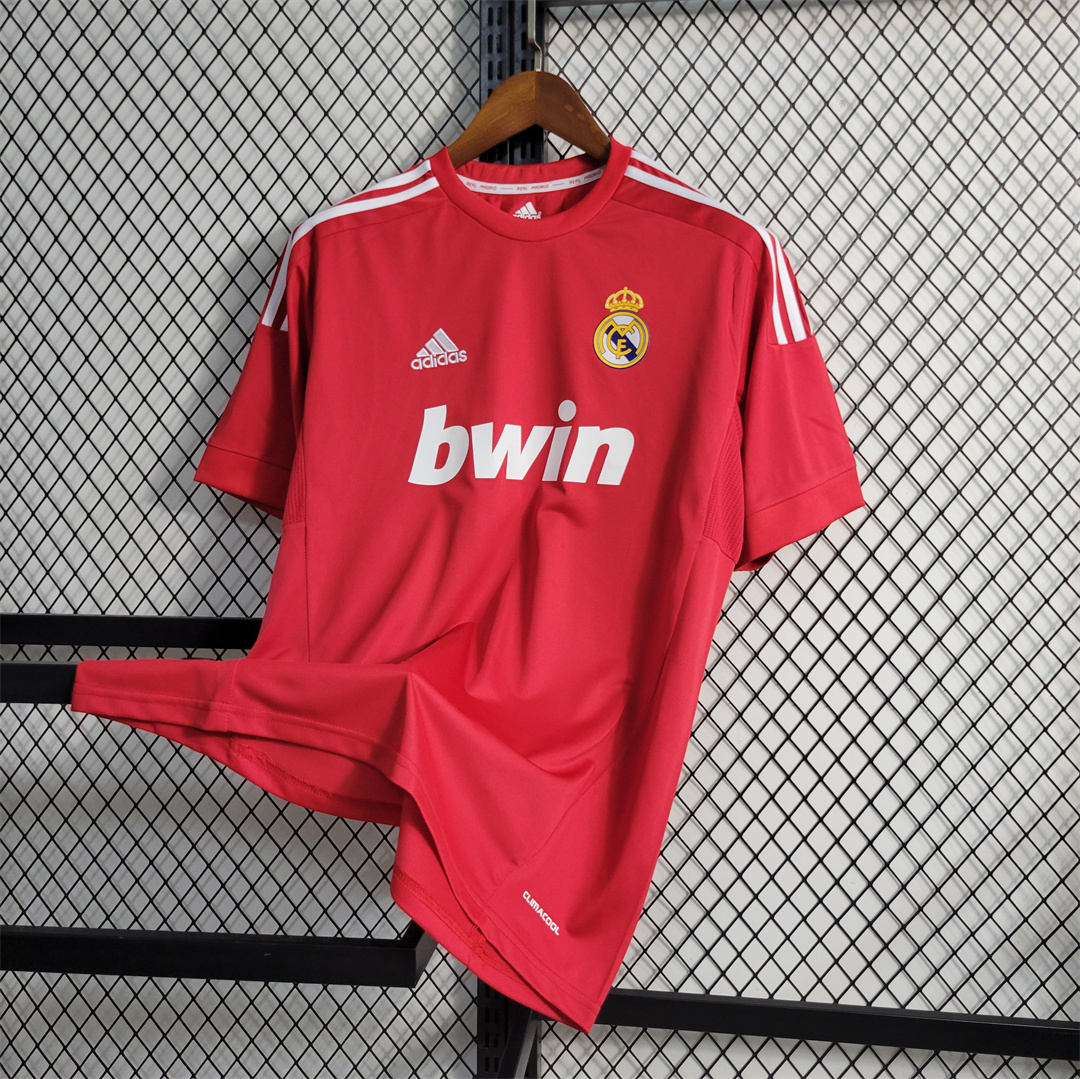 Real Madrid Retro 11-12 Third Red Jersey - JerseysGala