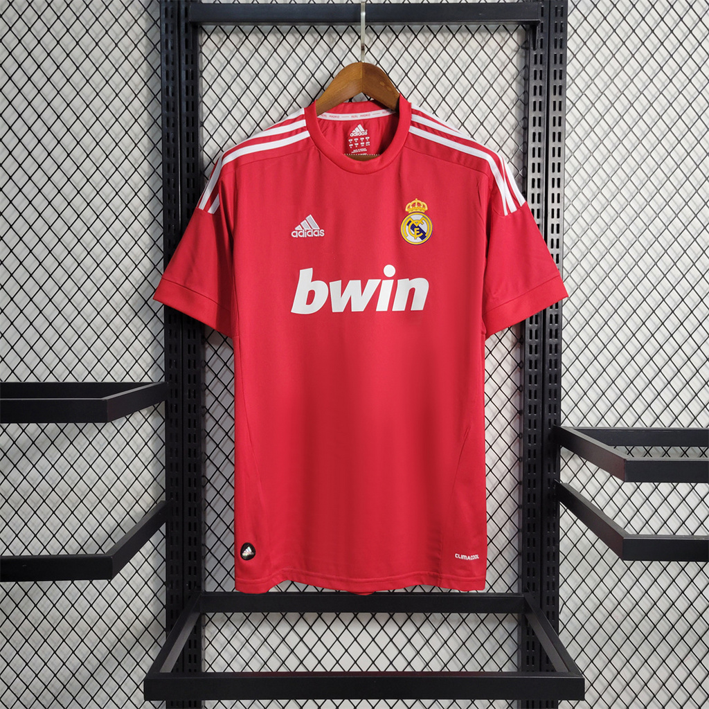 Real Madrid Retro 11-12 Third Red Jersey - JerseysGala