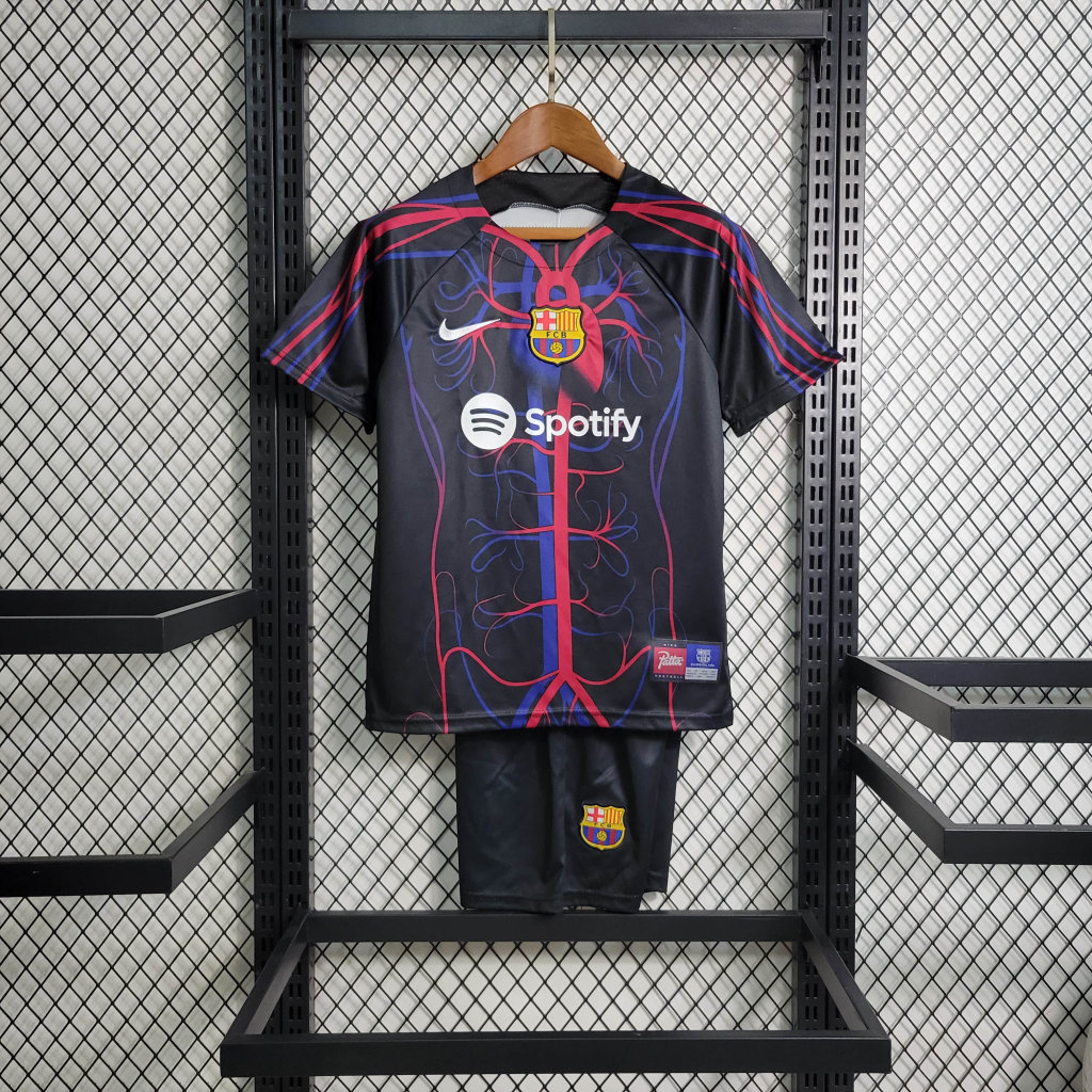 B.A.R.S.A X PT 23-24 Co-Branded Edition Kids Kit - JerseysGala