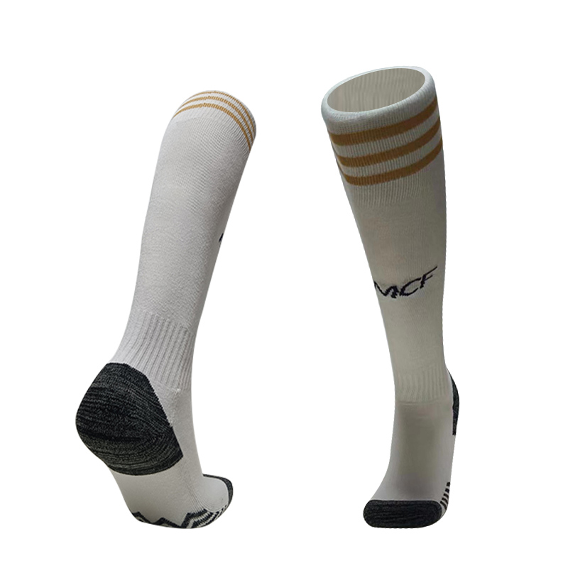 Real Madrid 23-24 Home Socks - White - JerseysGala