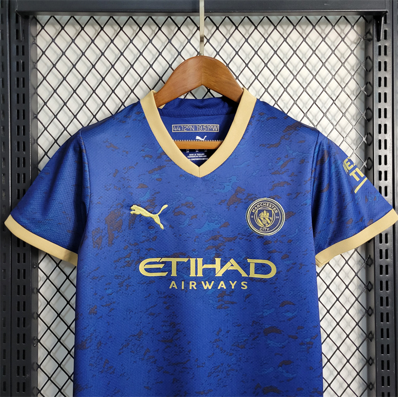 Manchester City 23-24 Blue Kids Kit - JerseysGala