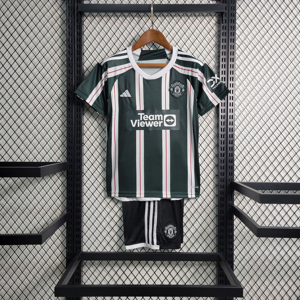 Manchester United 23-24 Away Kids Kit - JerseysGala