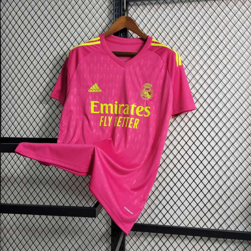 Real Madrid 23-24 Pink Goalkeeper Jersey - Fans Version - JerseysGala