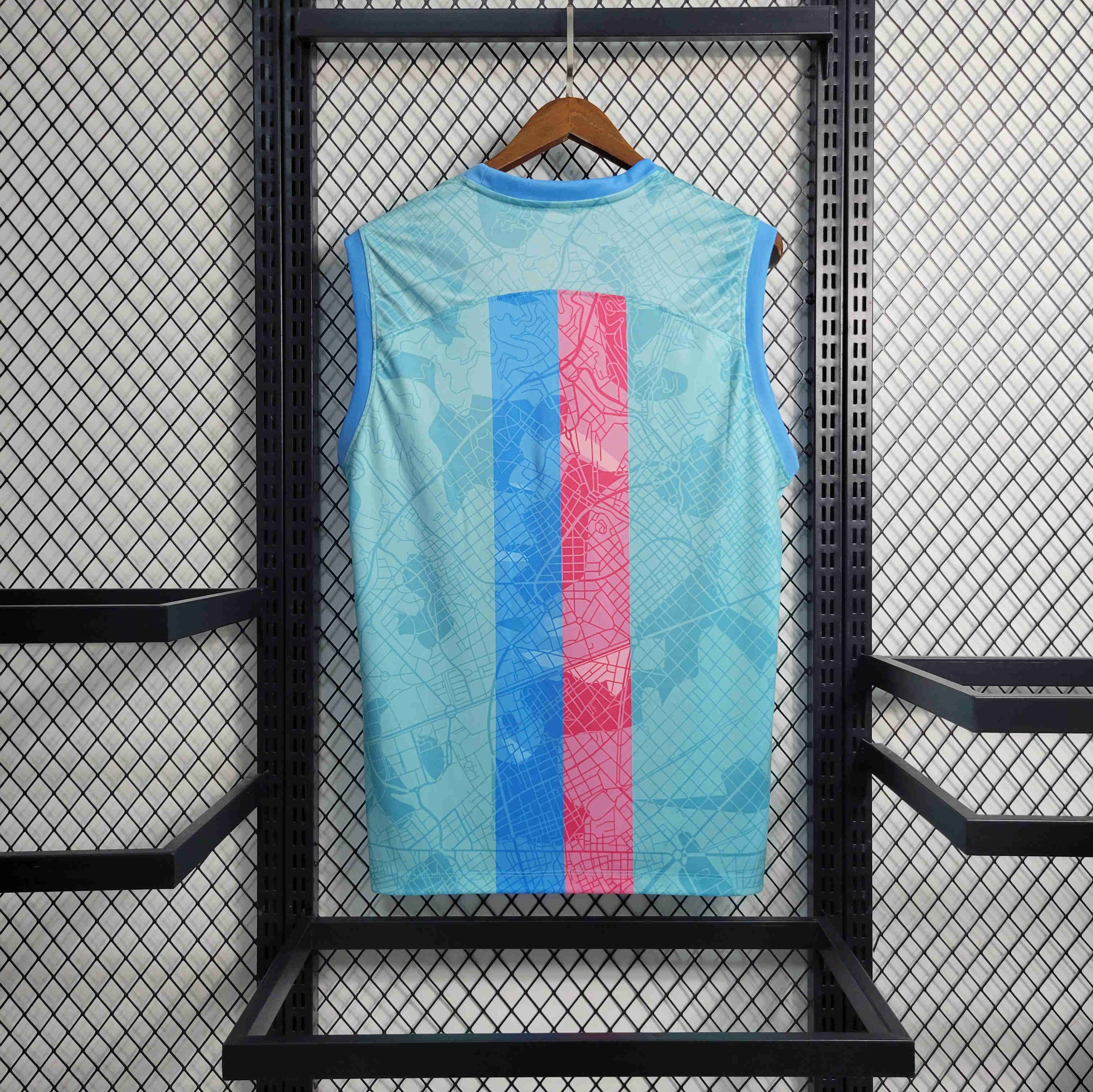 B.A.R.S.A 23/24 Blue Training Vest - JerseysGala