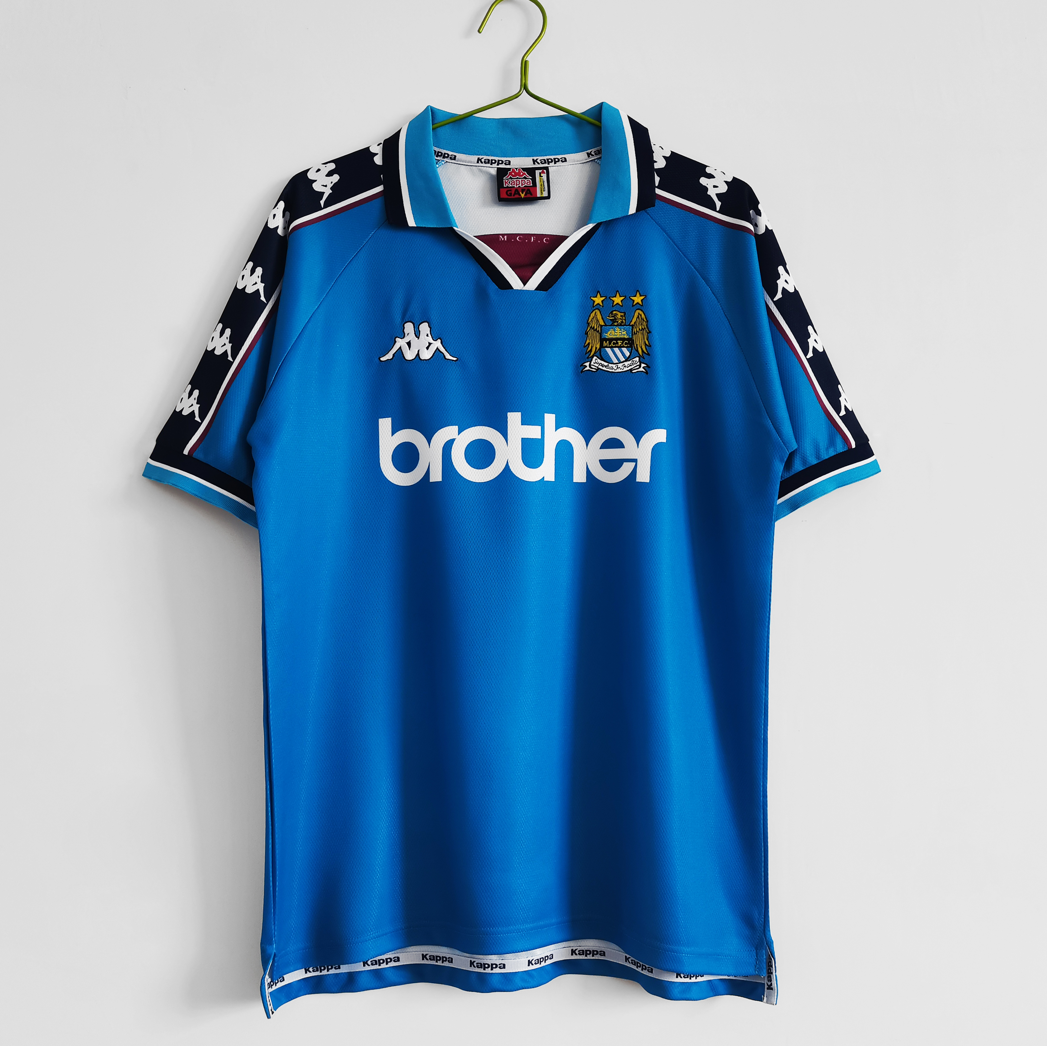 Retro Manchester City 1997-98 Home Stadium Jersey - JerseysGala
