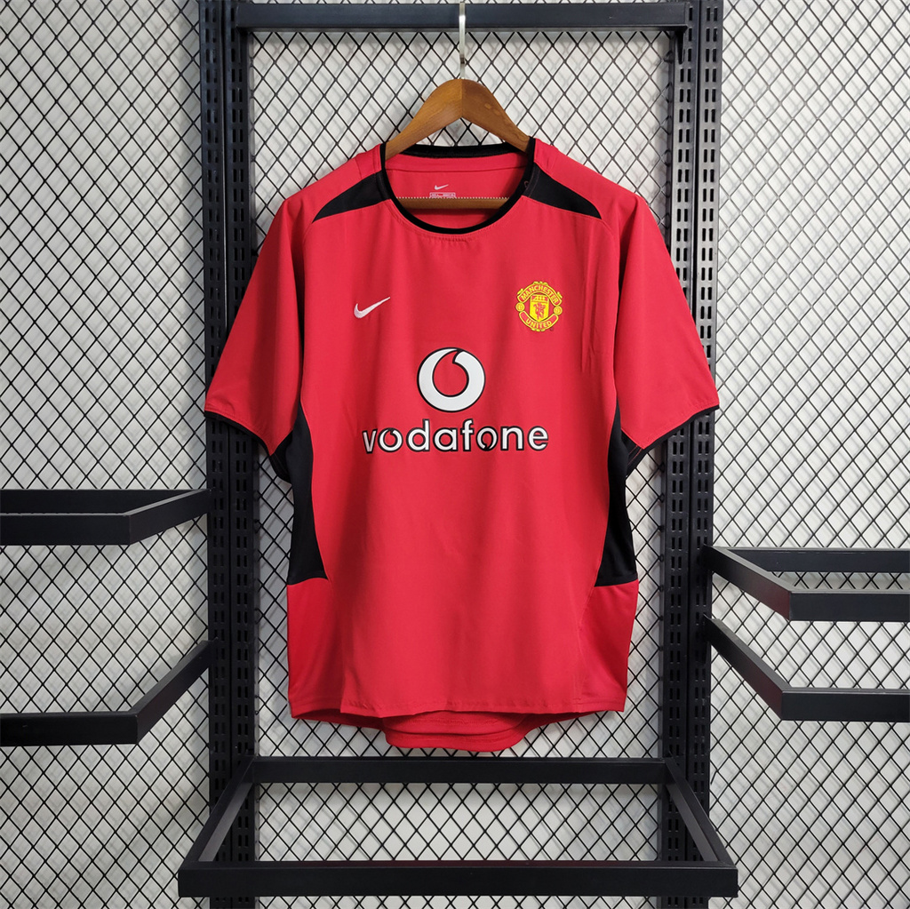 Manchester United Retro 02-04 Home Jersey - JerseysGala