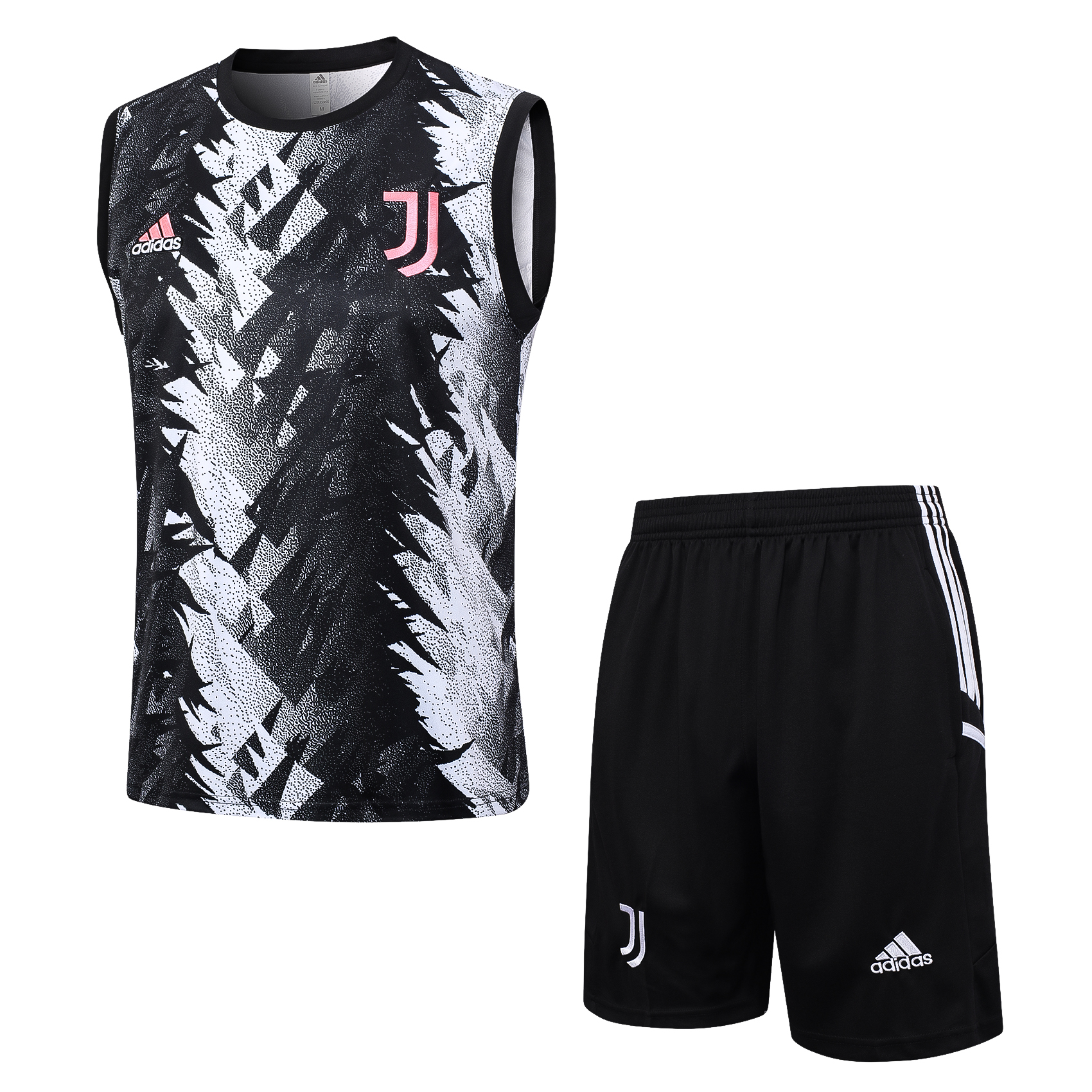23-24 Juventus Black Training Vest Suit - JerseysGala