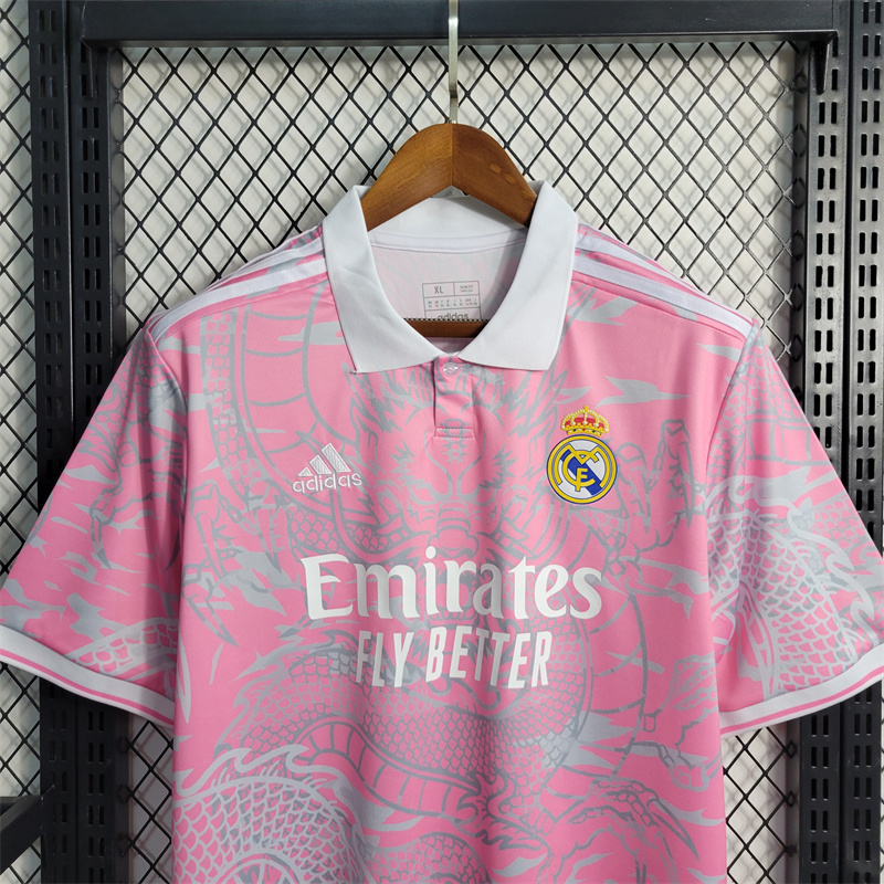 23/24 Real Madrid Dragon Pink Jersey - Fans Version - JerseysGala