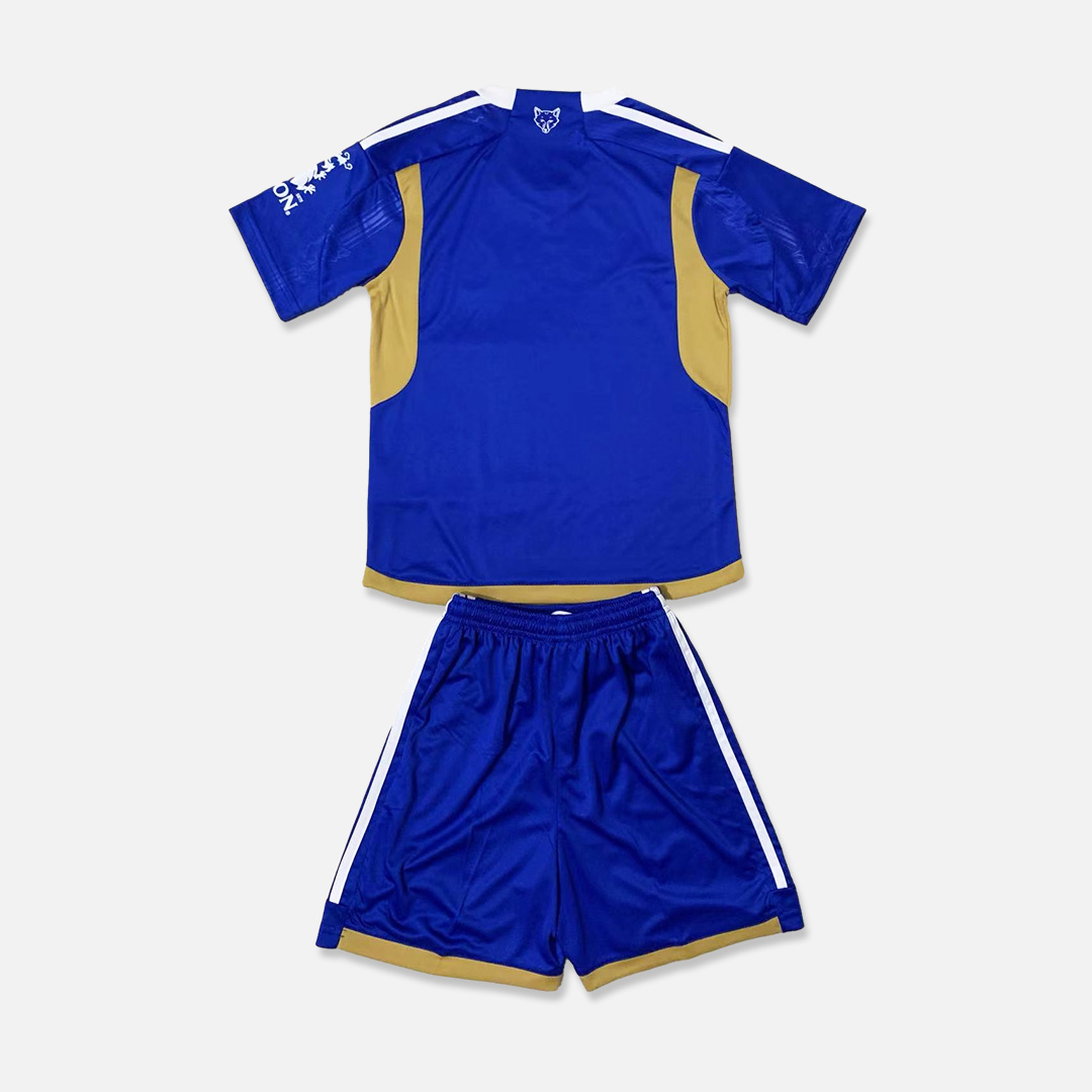 Leicester City 23-24 Home Stadium Men's Adult Jersey Set - Fans Version - JerseysGala