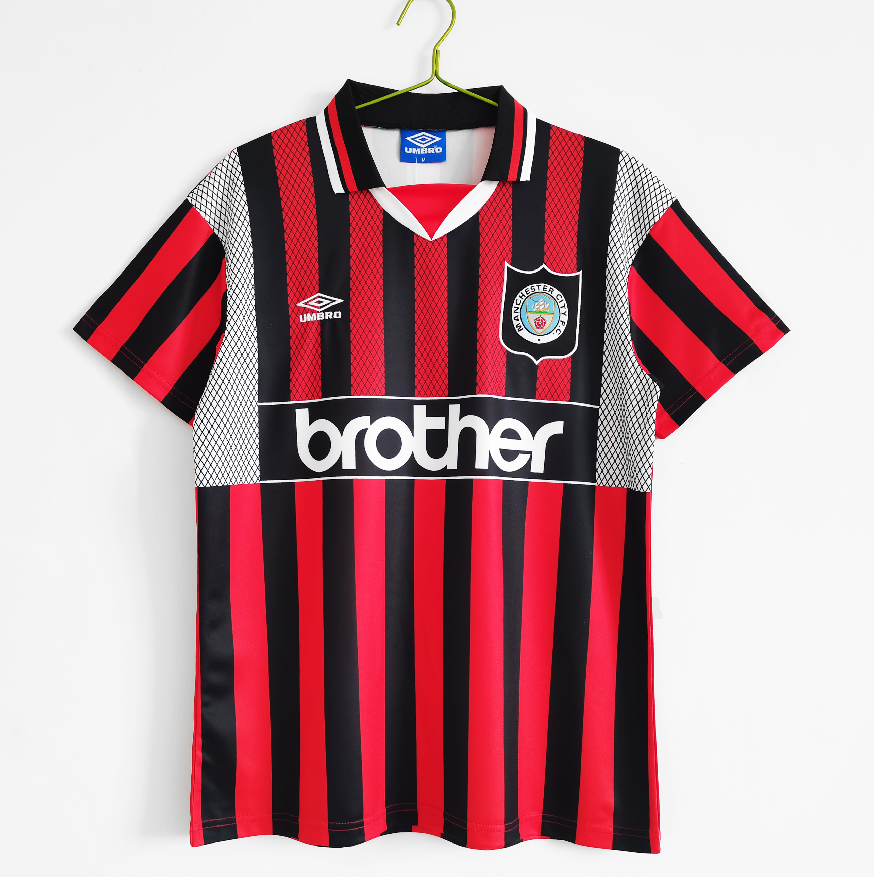 Retro Manchester City 1994-96 Away Stadium Jersey - JerseysGala