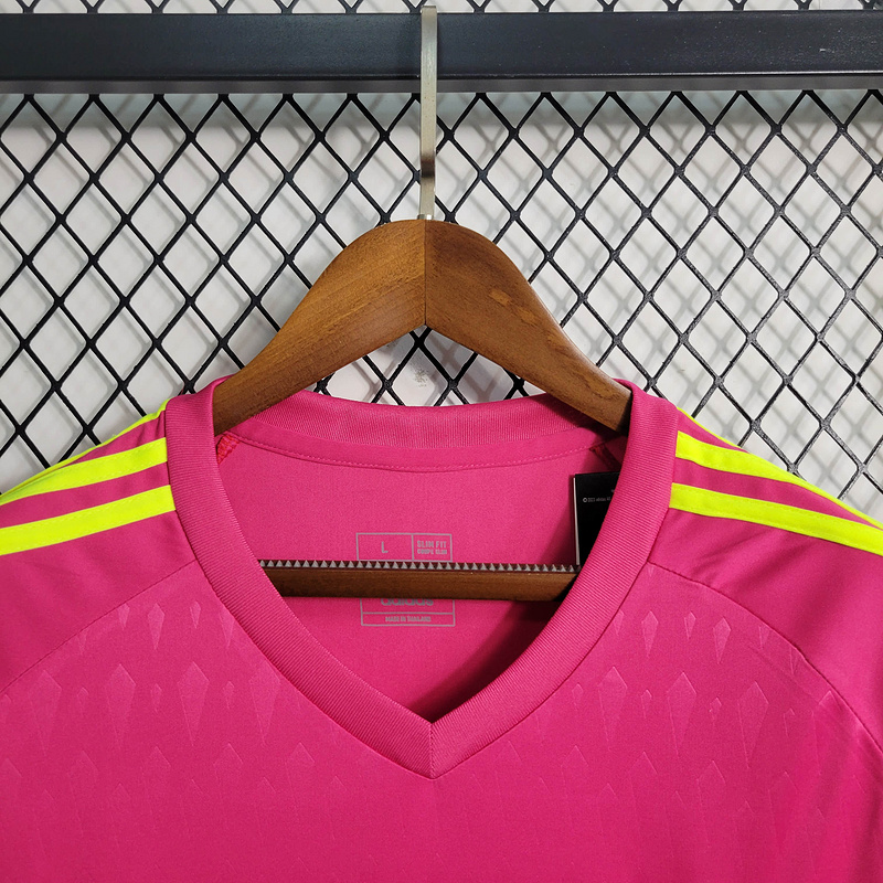 Real Madrid 23-24 Pink Goalkeeper Jersey - Fans Version - JerseysGala