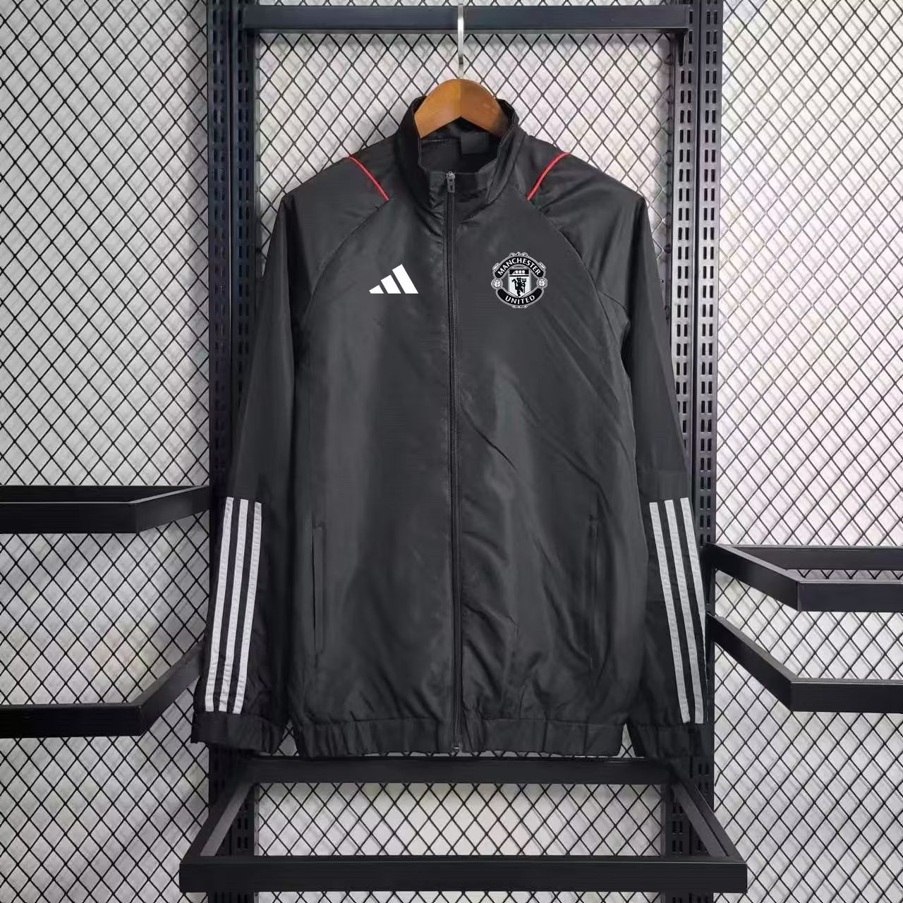23-24 Manchester United Black Windbreaker S-XXL - JerseysGala