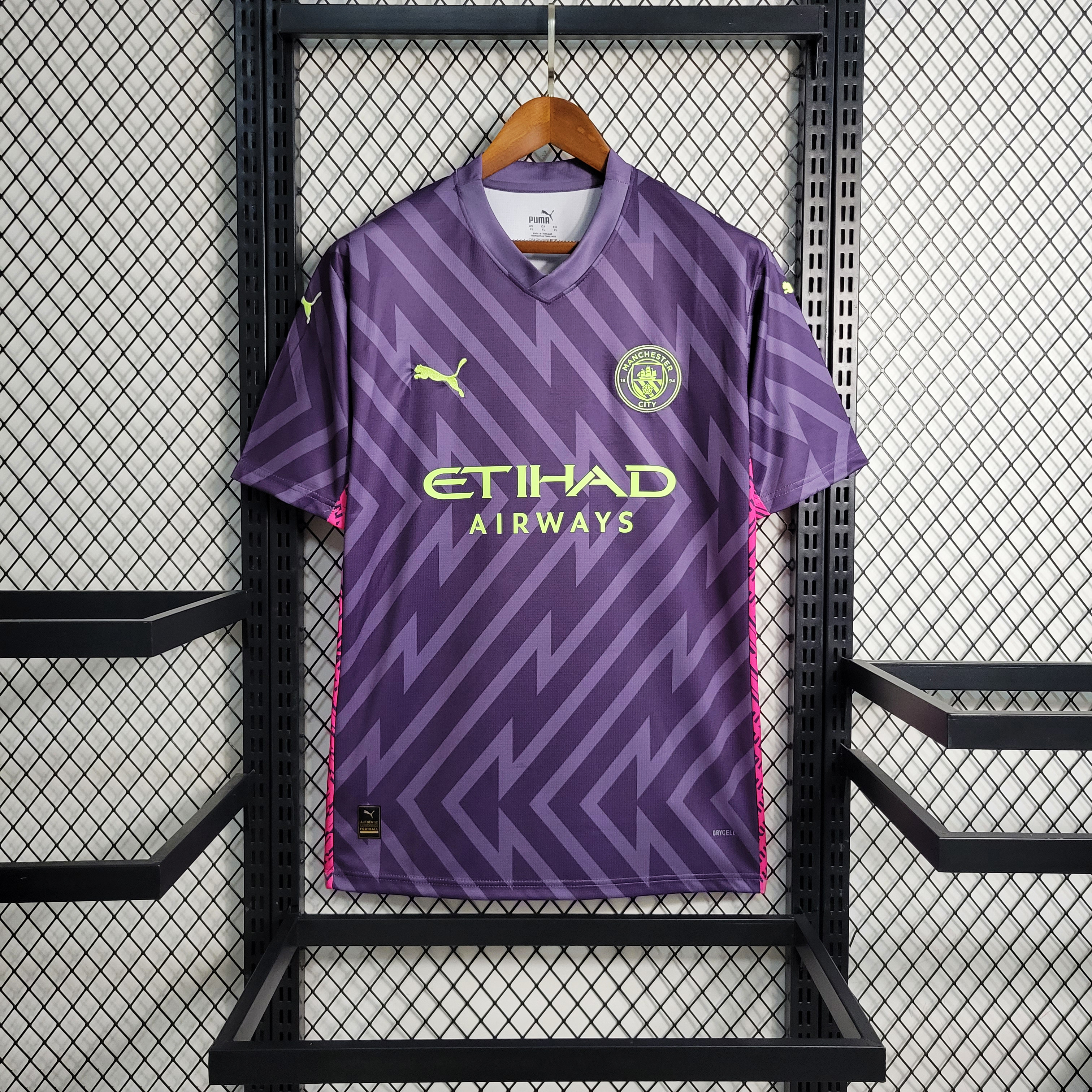 23-24 Manchester City Purple Goal Keeper Fans Jersey - JerseysGala
