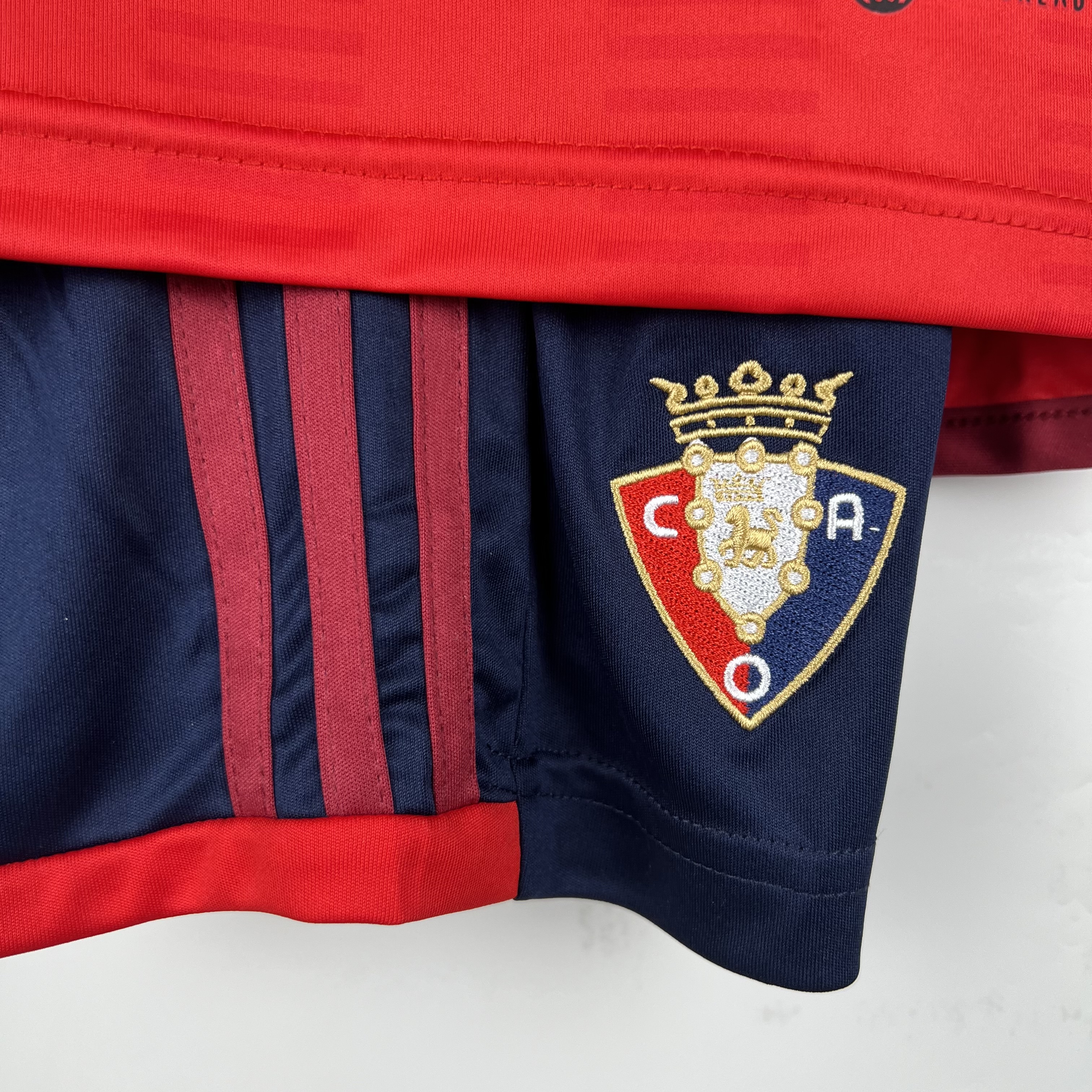 Osasuna 23-24 Home Stadium Kids Kit - JerseysGala