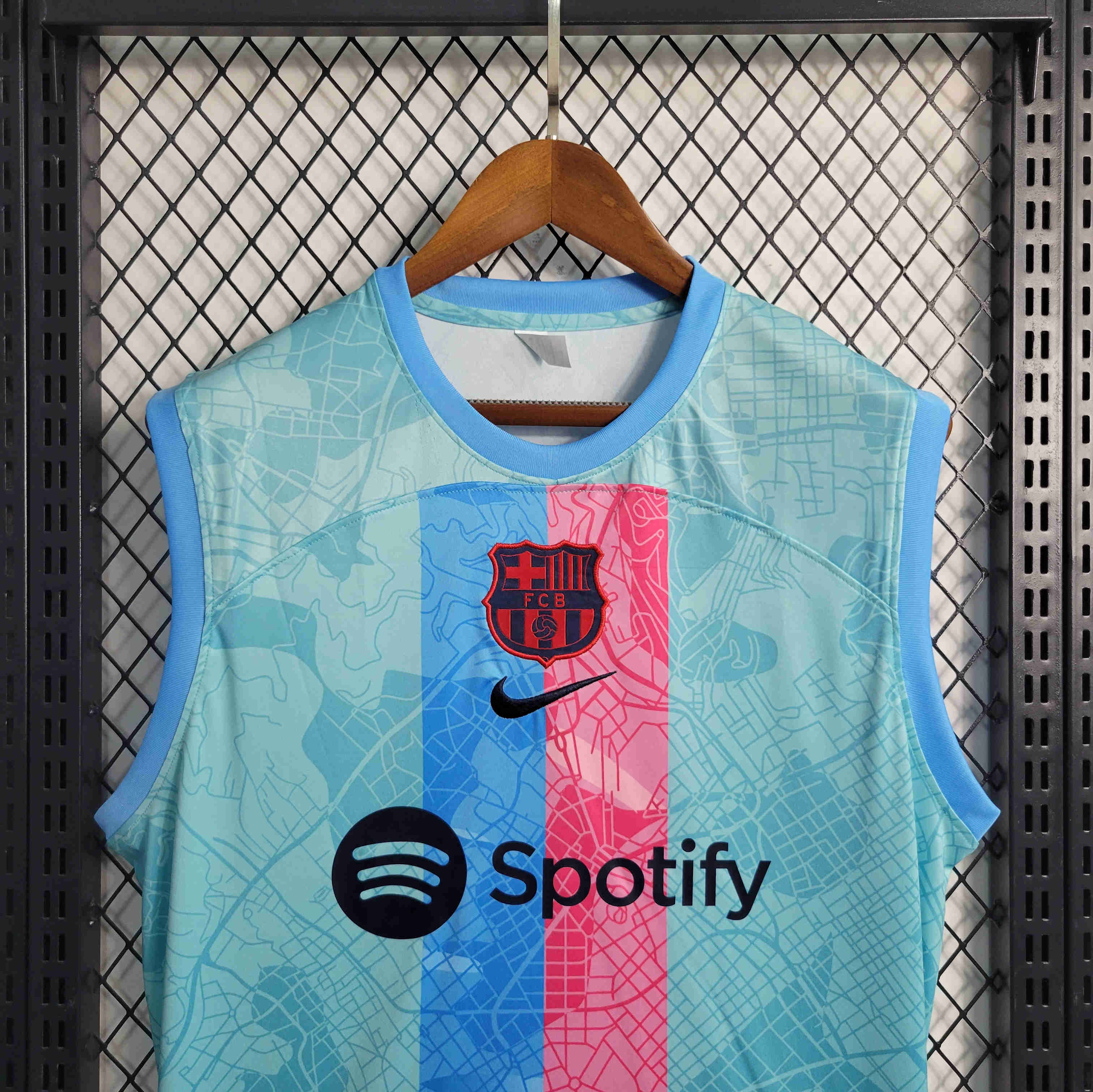 B.A.R.S.A 23/24 Blue Training Vest - JerseysGala