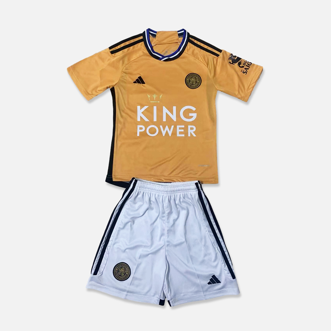Leicester City 23-24 Third Kids Kit - JerseysGala
