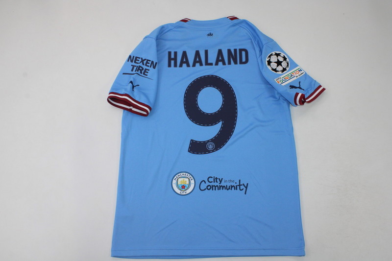 Manchester City 22/23 Home Jersey & Final - Player Version - JerseysGala